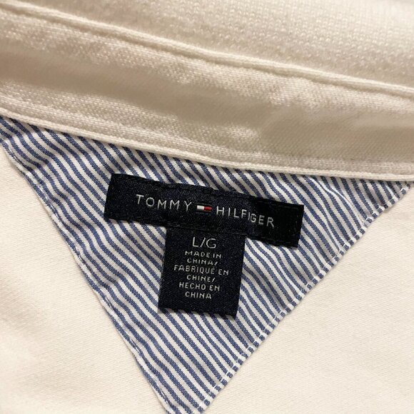 Tommy Hilfiger Polo Shirt Womens Size Large Tshirt - Picture 3 of 16